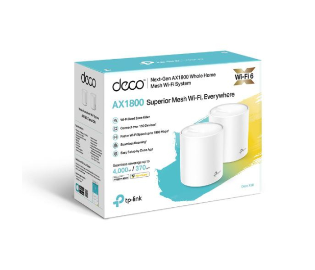 TP-Link DECO X20 Mesh WiFi6 (1800Mb/s a/b/g/n/ac/ax) 2xAP - 635027 - zdjęcie 7